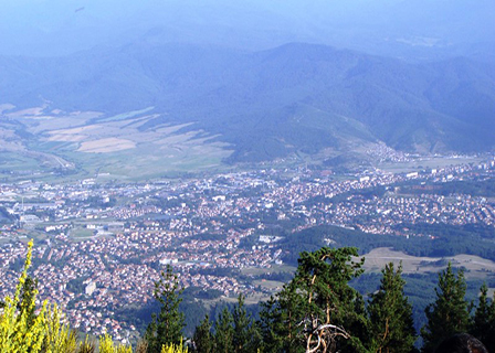 изглед от високо